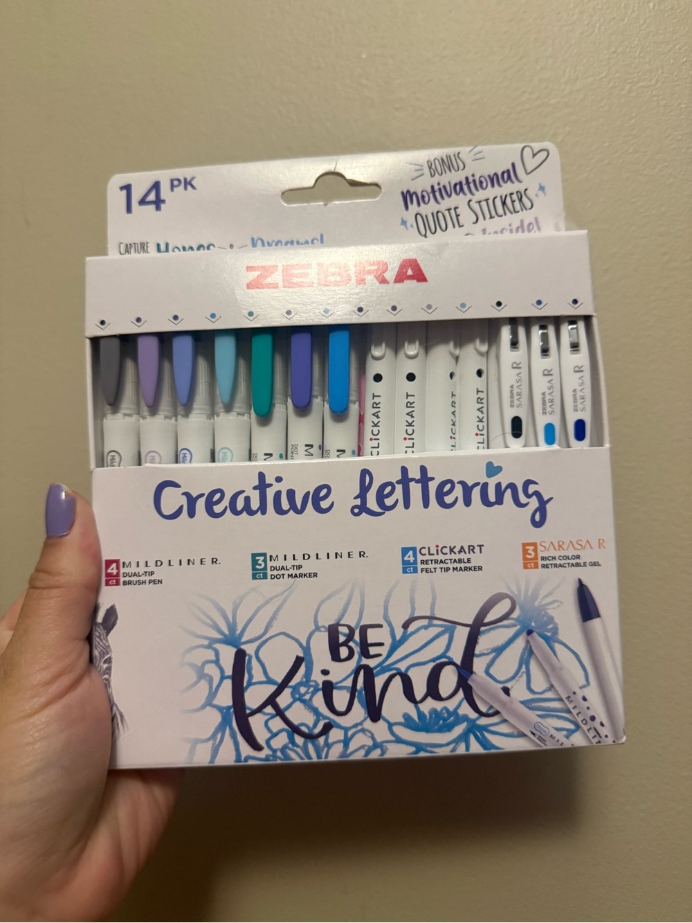 Creative lettering marker & pen set